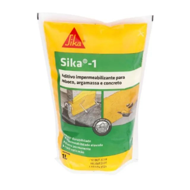 Aditivo Impermeabilizante Sika 1 Bisnaga de 1L Sika