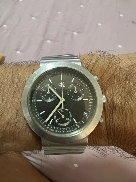 Lindo relógio suíço Calvin Klein