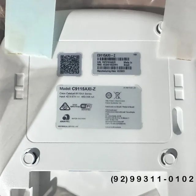 Access Point Cisco C9115axi-z com Fonte Cisco 30w (Novo) - Foto 3