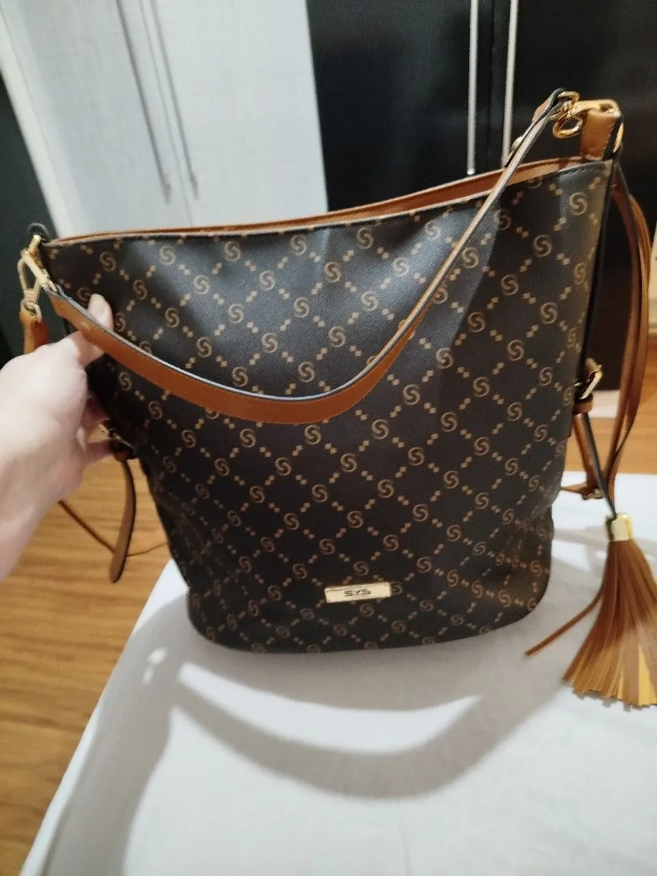 Bolsa feminina grande, nova, da marca SYS Fashion