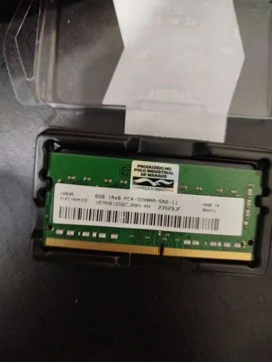 Memória ram ddr4 8gb Notebook 