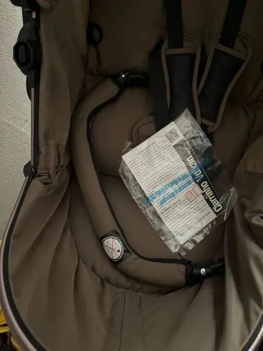 Carrinho de Bebê Vulkan - Dzieco/ Galzerano - novo, sem uso - Foto 4