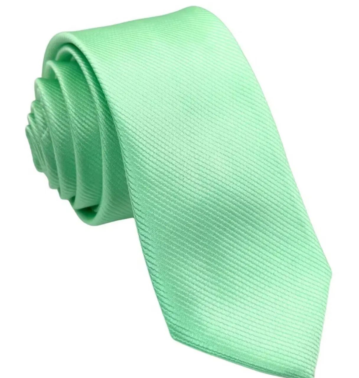 Gravata Verde Menta Slim 
