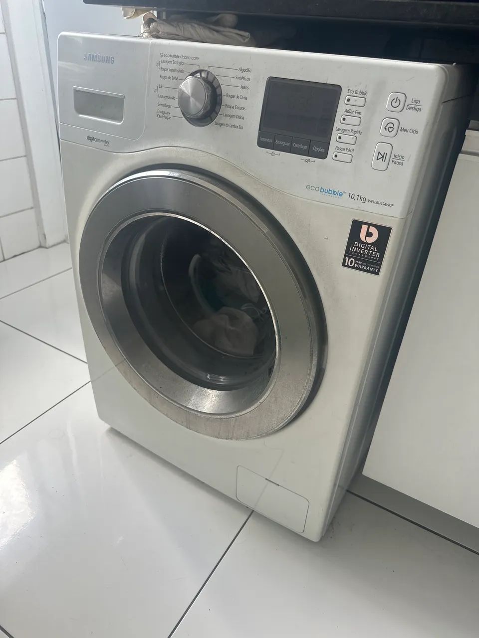 Máquina de lavar funcionando perfeitamente 