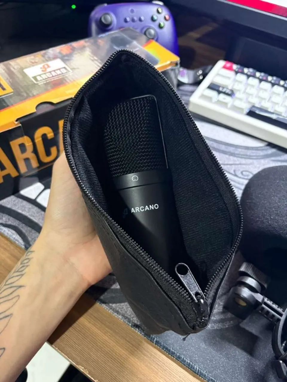 Microfone Usb Arcano AM-Black-1 - Foto 3