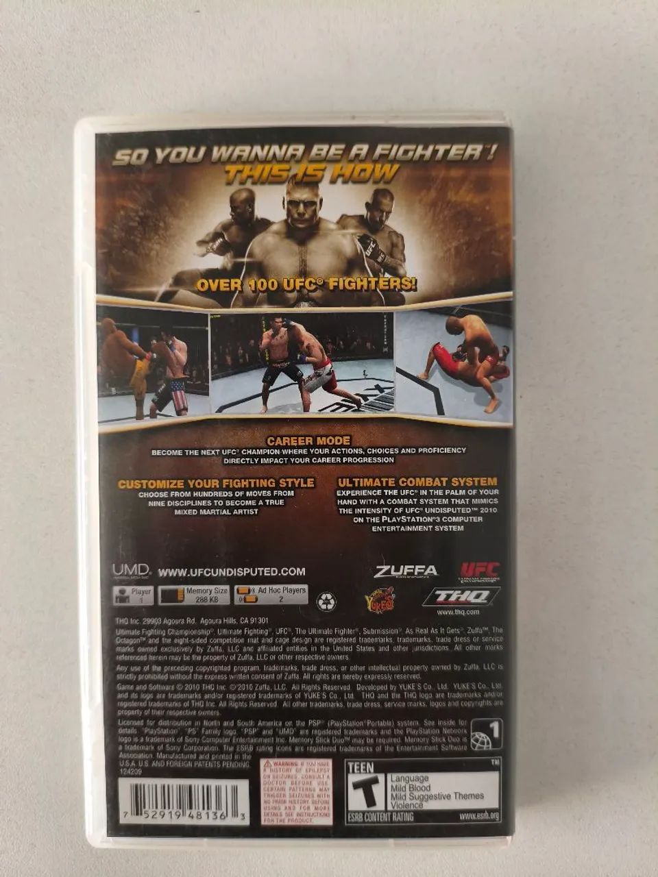 Jogo UFC 2010 original para PSP - Foto 4
