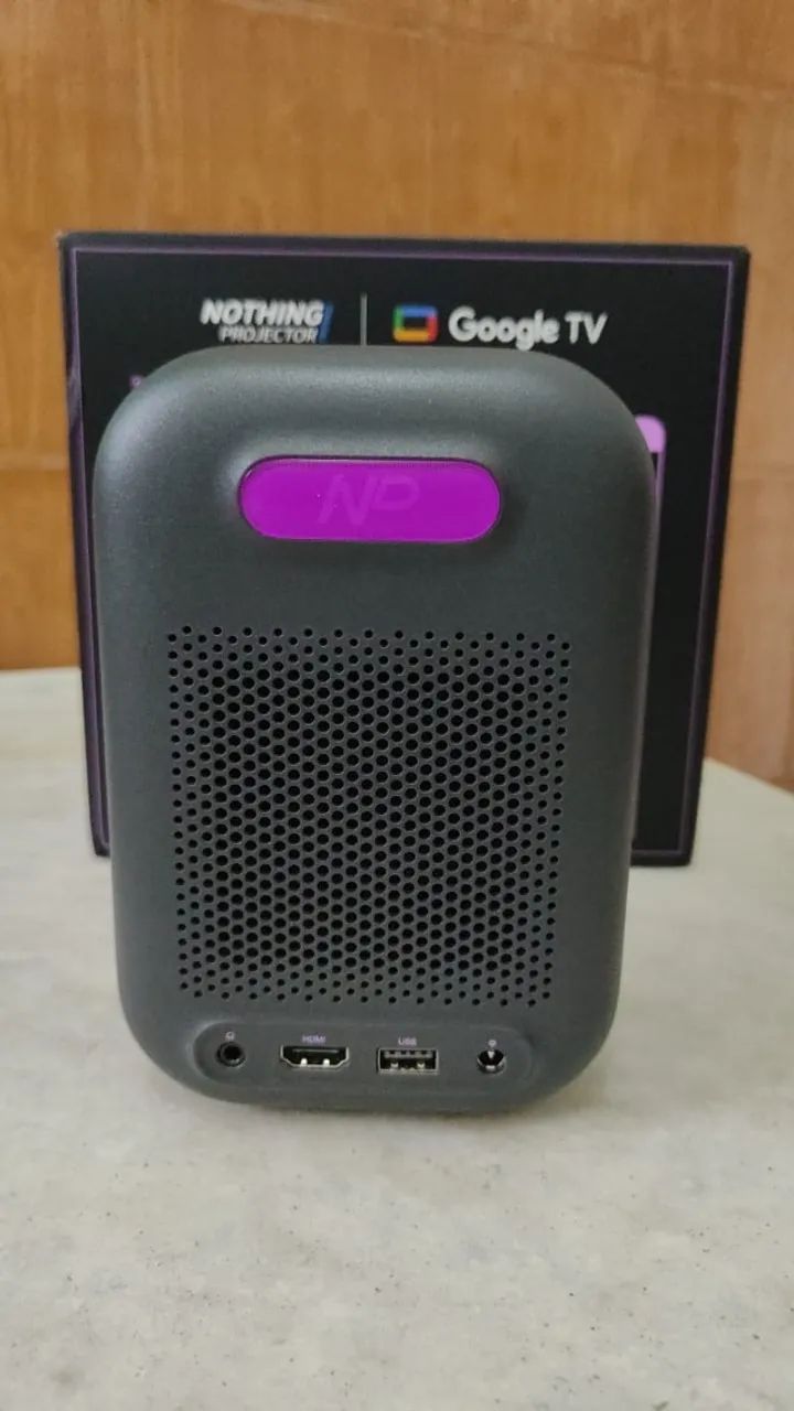 Projetor Google TV com WiFi Bluetooth, 1080P Full HD e 4K  - Foto 4