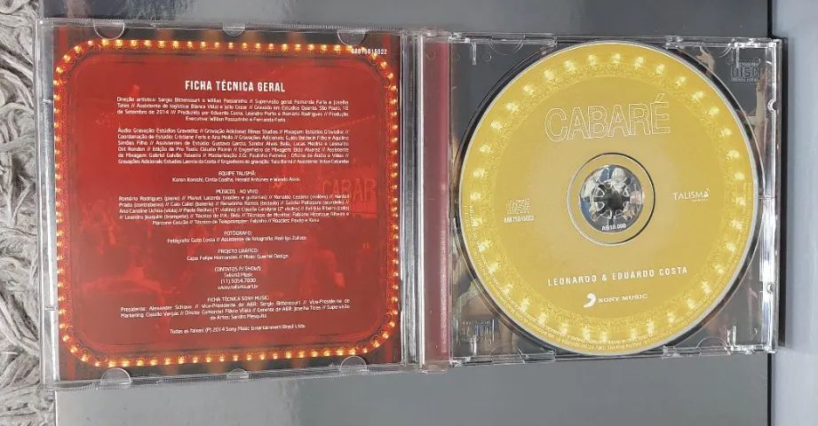 Leonardo & Eduardo Costa - Cabaré (CD - autografado) - Foto 2