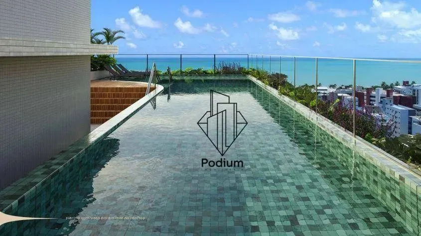 Flats em Condomínio Club a 340m da praia de Cabo Branco -FL0810.
