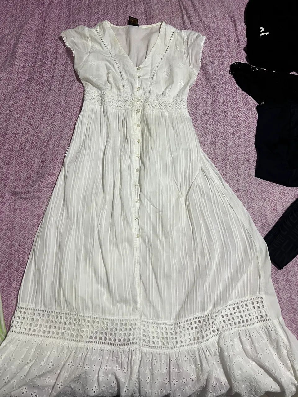 Vestido branco longo