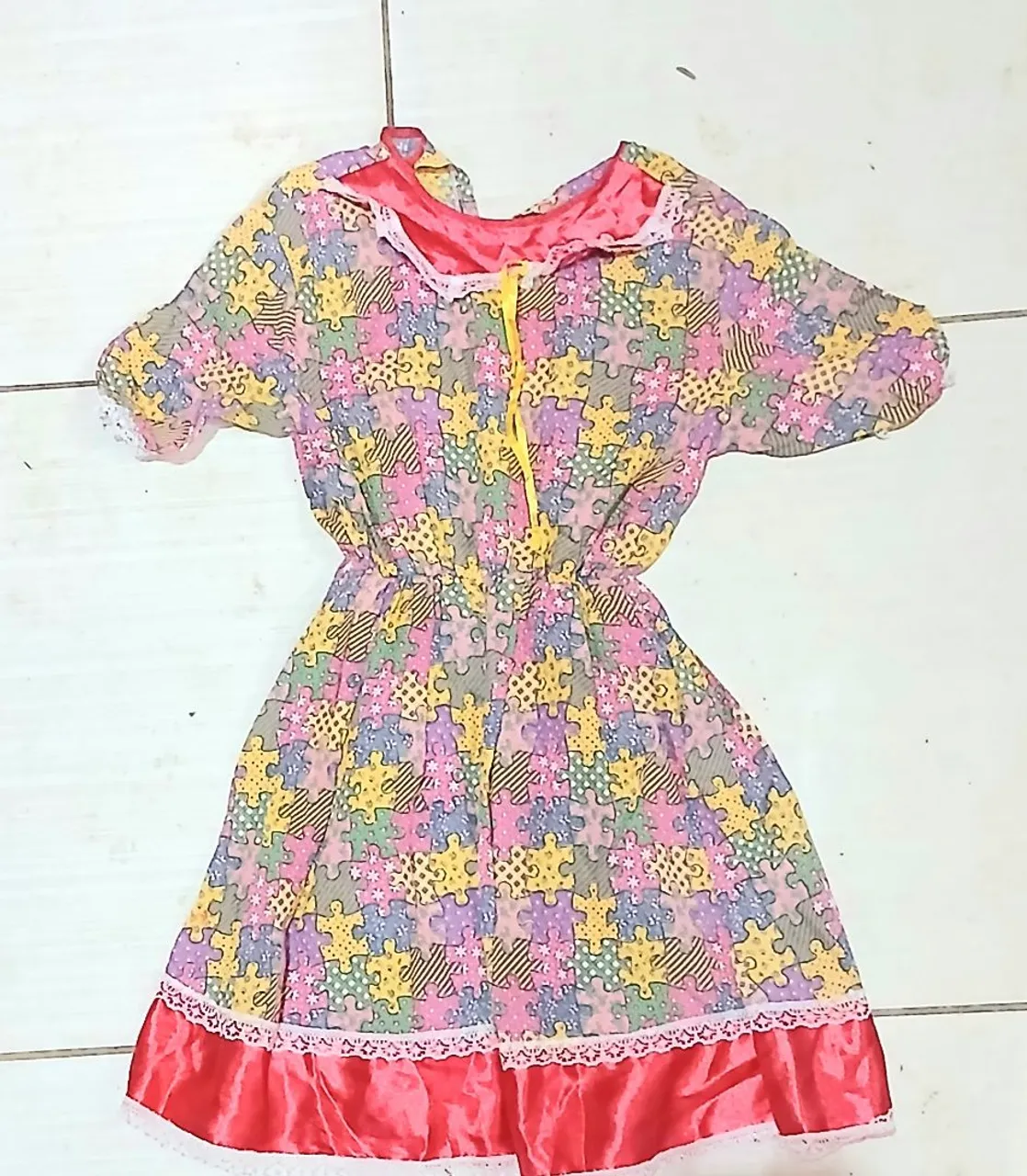 Vestido Infantil Estampado - Perfeito para Festas!