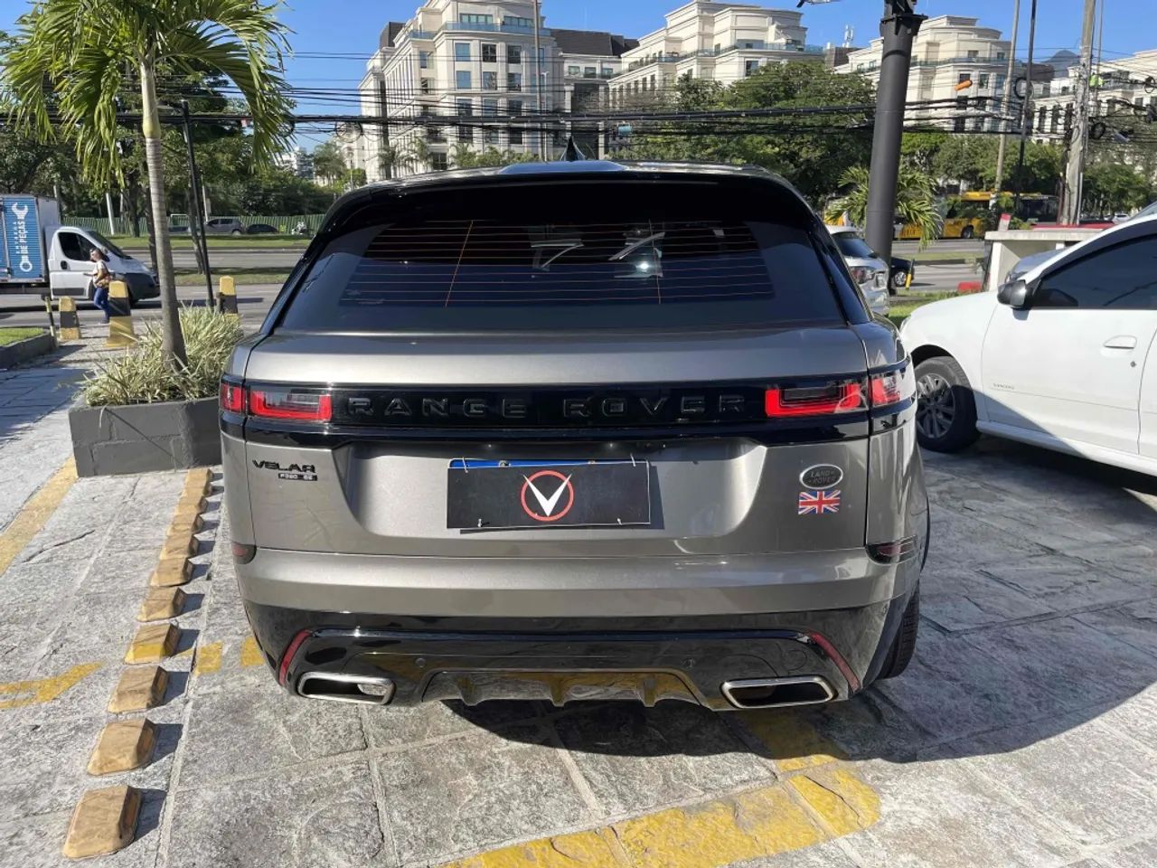 Land rover Range rover velar 2018 3.0 v6 p380 gasolina r-dynamic se automático - Foto 4