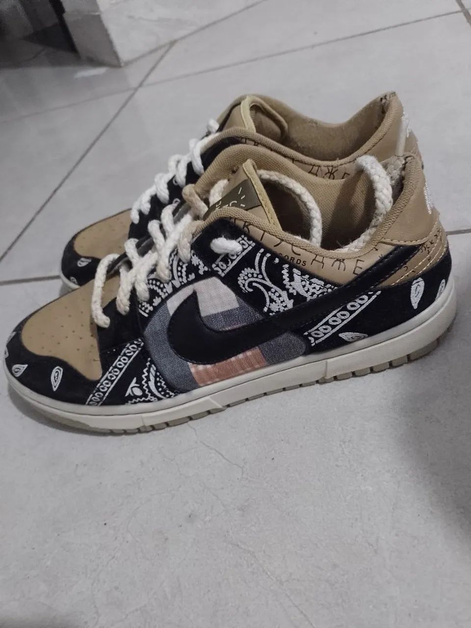 Tênis Nike Dunk x Travis Scott  Cactus Jack<br>