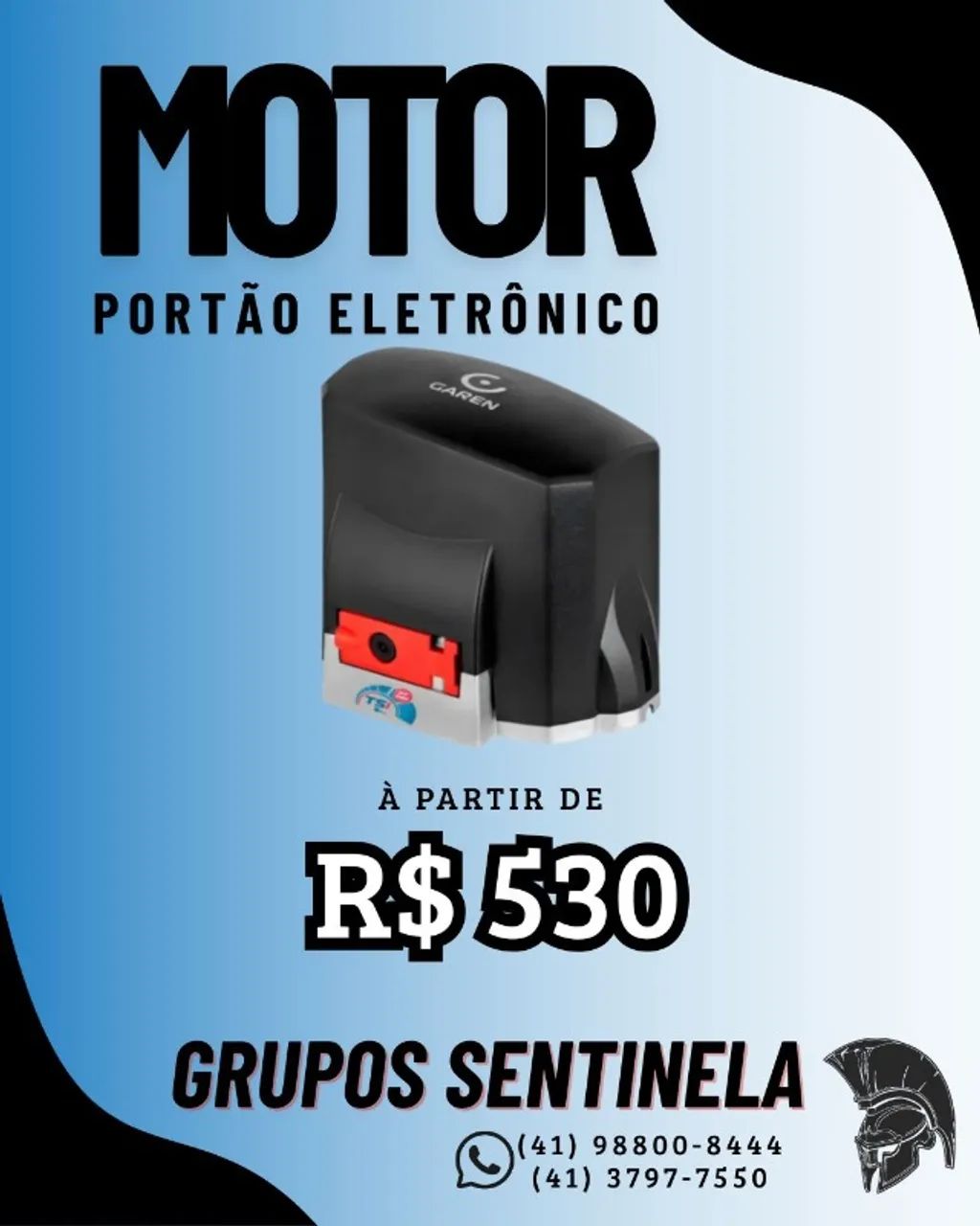 Motor para portão eletrônico