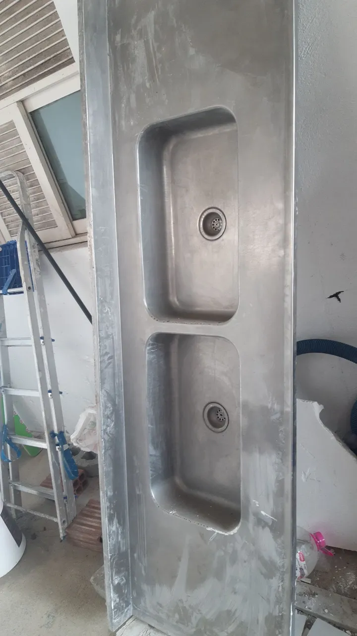 Pia Cuba Dupla para Cozinha