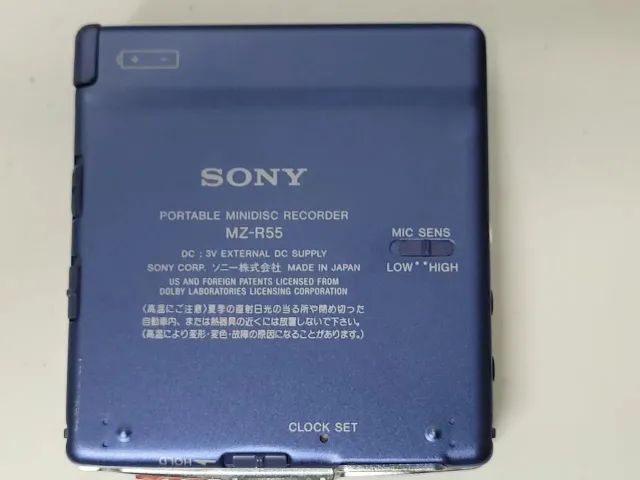 MD mini disc recorder Sony mz-r55 - Aparelhos de Som - Jardim São