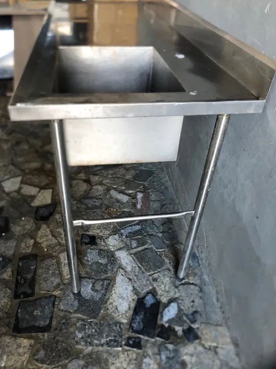 Pia de Inox para Cozinha Industrial - Foto 4