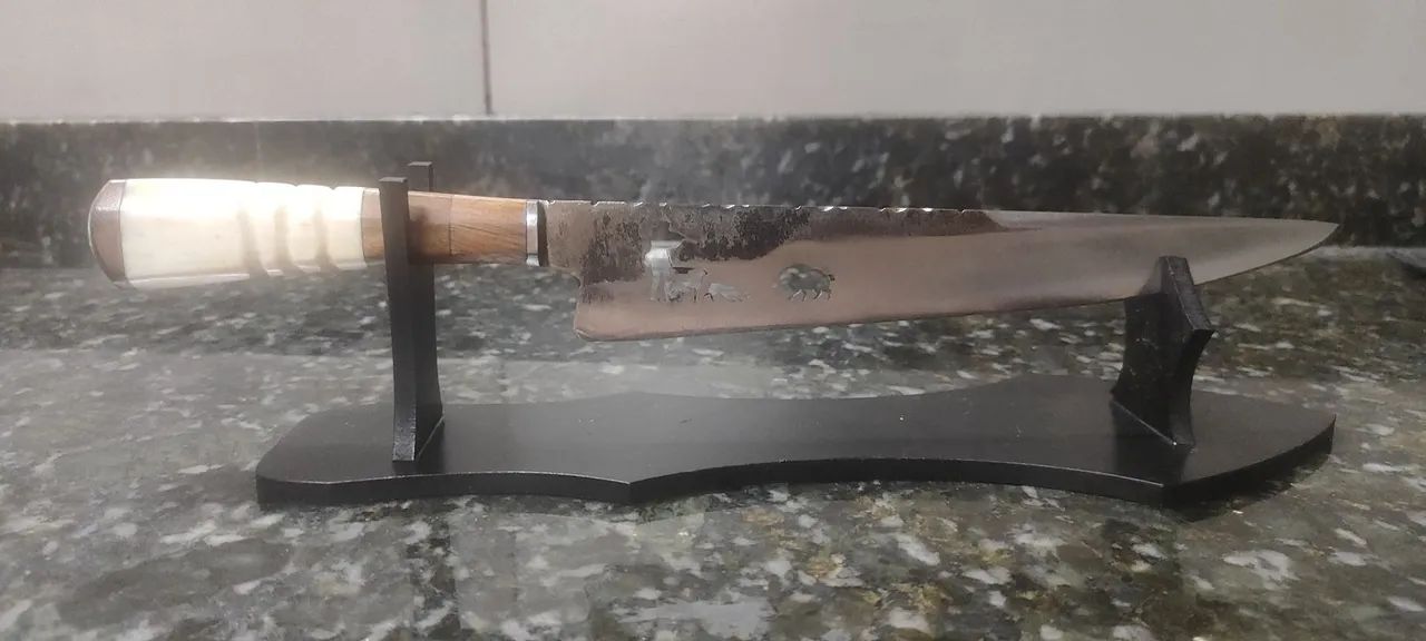 Facas Artesanais com Bainha em Couro - Foto 2