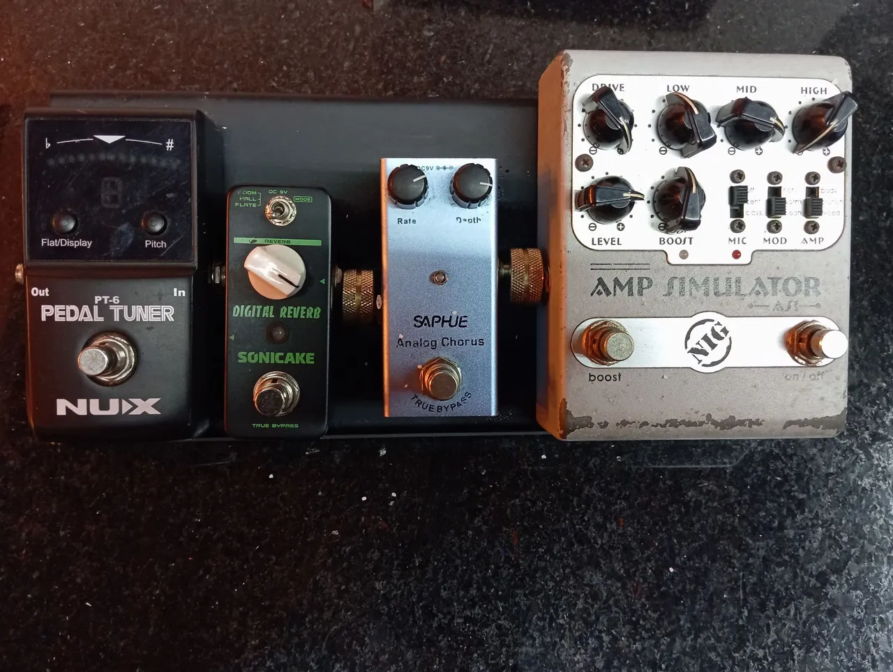 Pedais de Efeitos para Guitarra - Pedalboard
