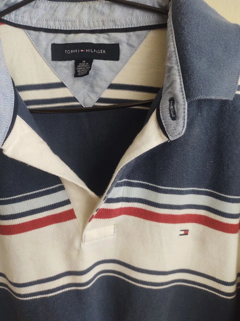 Camisa Polo Tommy Hilfiger Listrada - Clássica - Foto 5