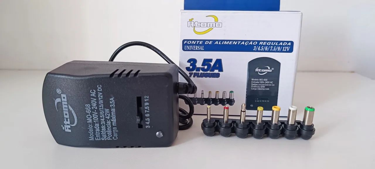 Fonte de Alimentação Universal 3.5A 7 Plugs - Foto 3