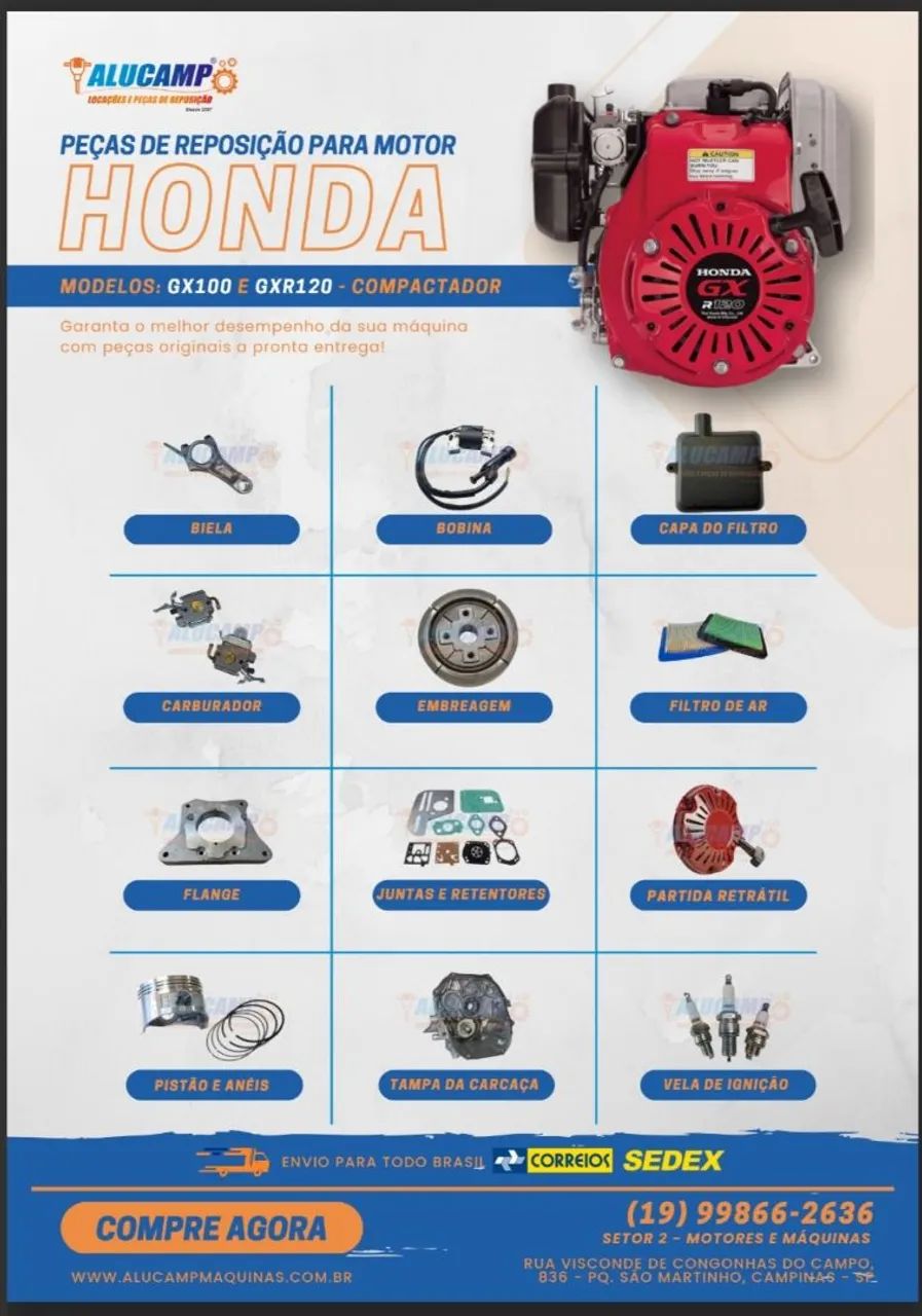 Motores Honda para máquinas em geral - Foto 2