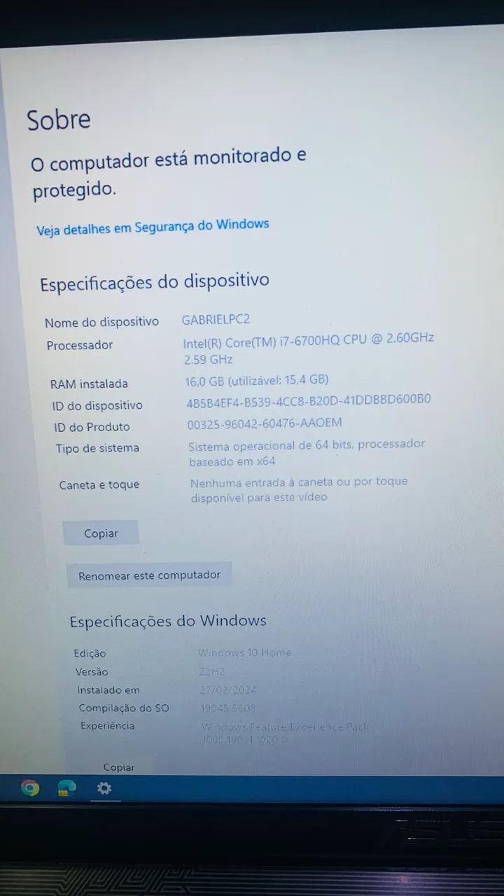 Notebook gamer Asus ROG - Foto 5
