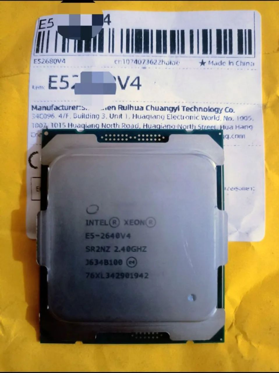 Intel Xeon E5-2640 v4 Processor64307861395331120
