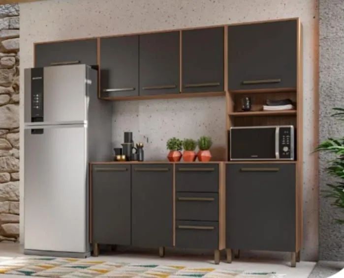 Armário de Cozinha Completo - Design Moderno