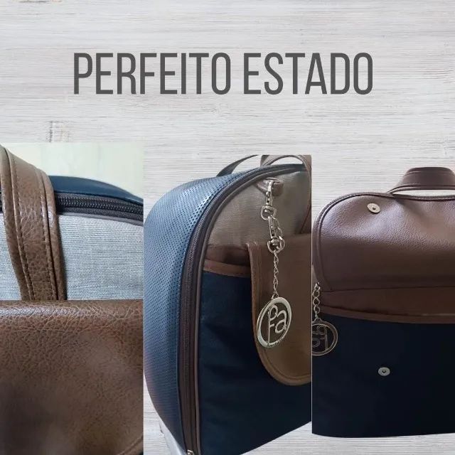 mala grande e sofisticada ideal para viagens (perfeito estado) - Foto 2