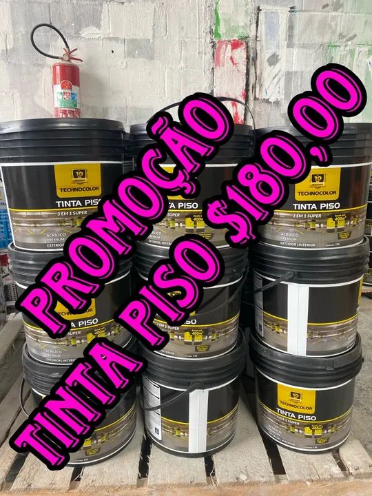 Tinta Piso $$ 180 REAIS Techicolor Promoção
