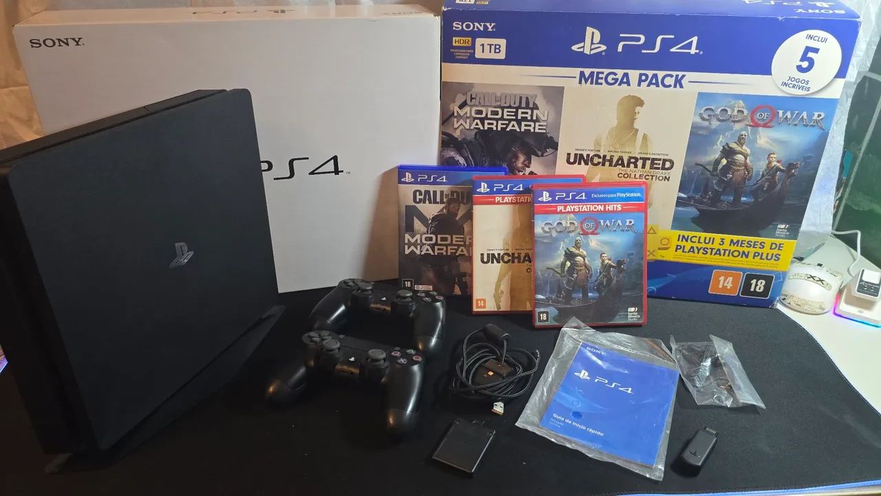 Playstation 4 1TB DESBLOQUE4DO Aceito Troca - Foto 2
