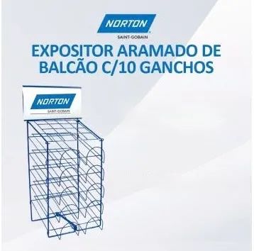 Expositor de lixas Norton 