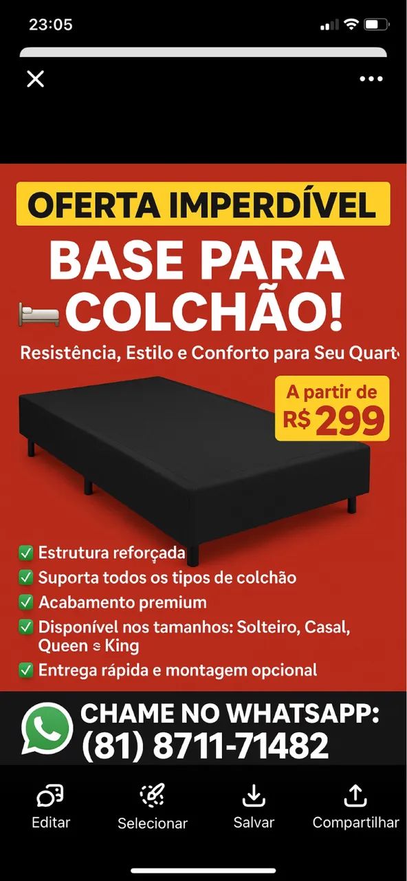 Base todas as medidas  - Foto 2