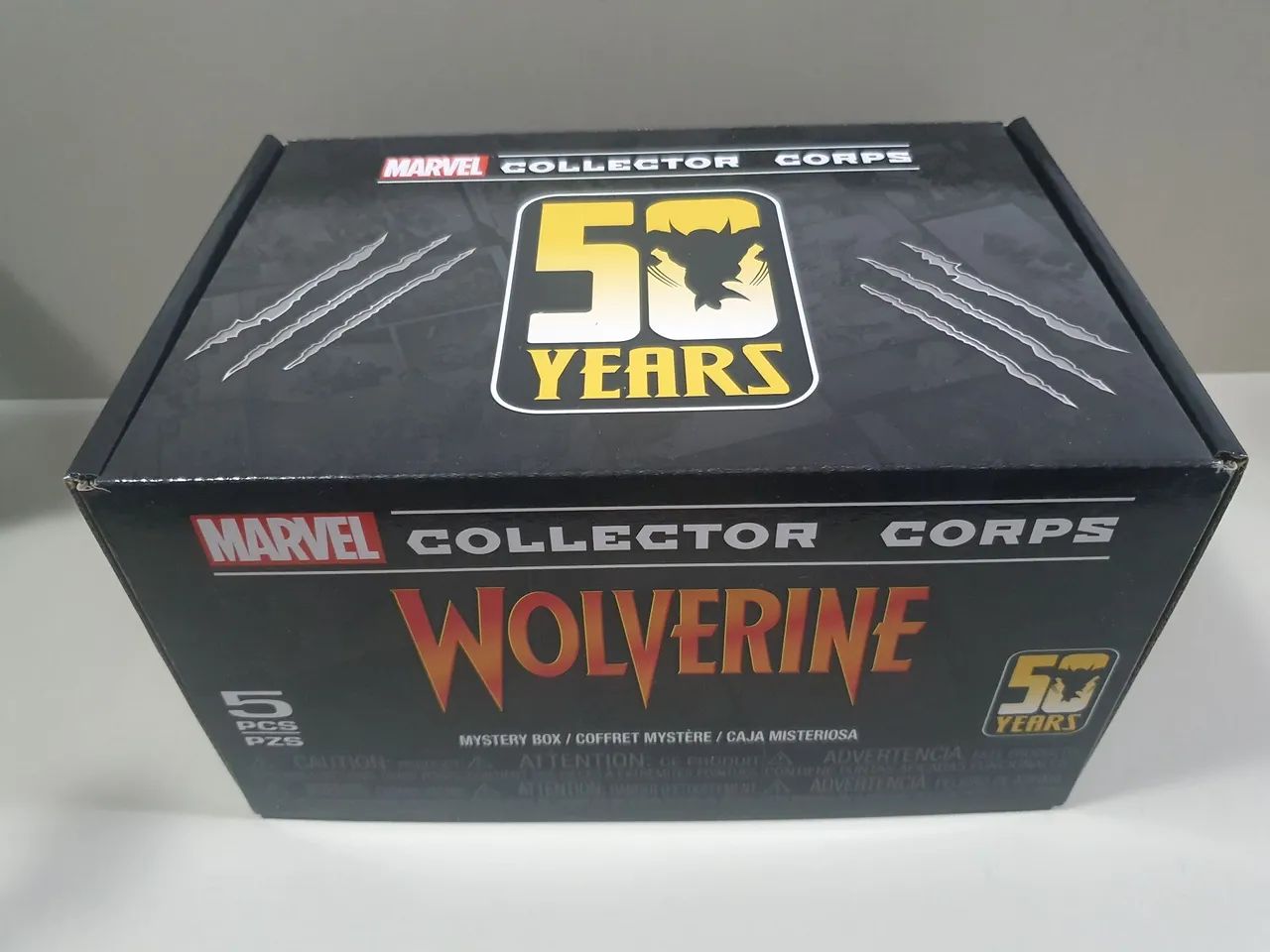 Funko pop caixa Colecionador Marvel Wolverine 50 Anos