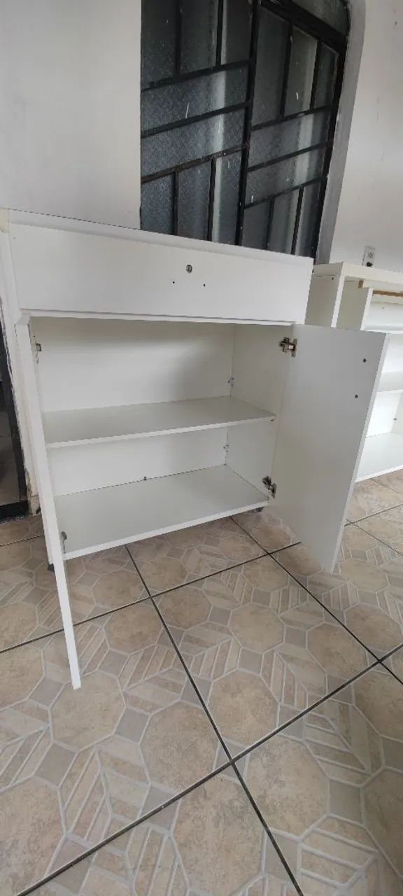 Armário de cozinha branco - novo