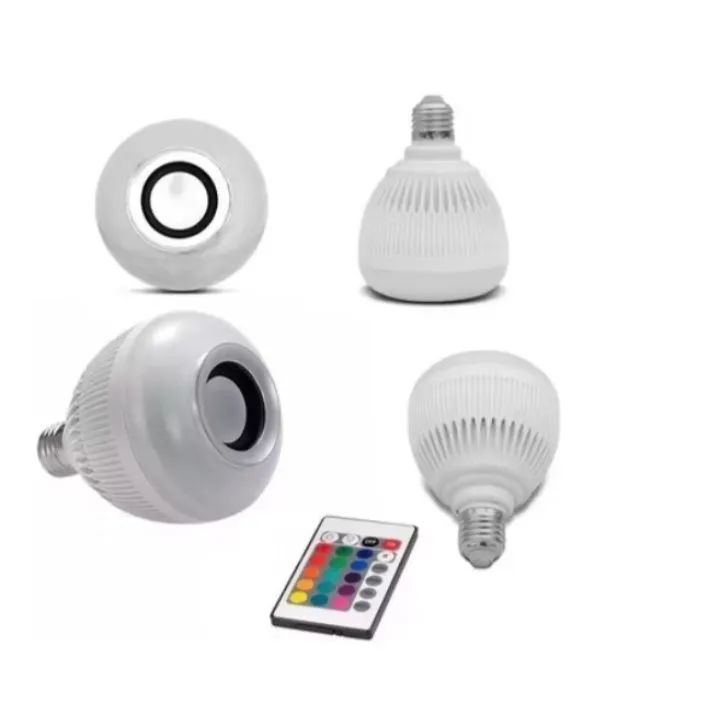 Lâmpada LED Bluetooth com Som e Cores RGB - Foto 2