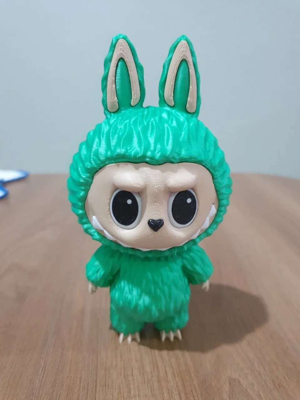 Brinquedo Boneco Labubu 3d Decoração Popmonster Colecionavel Verde