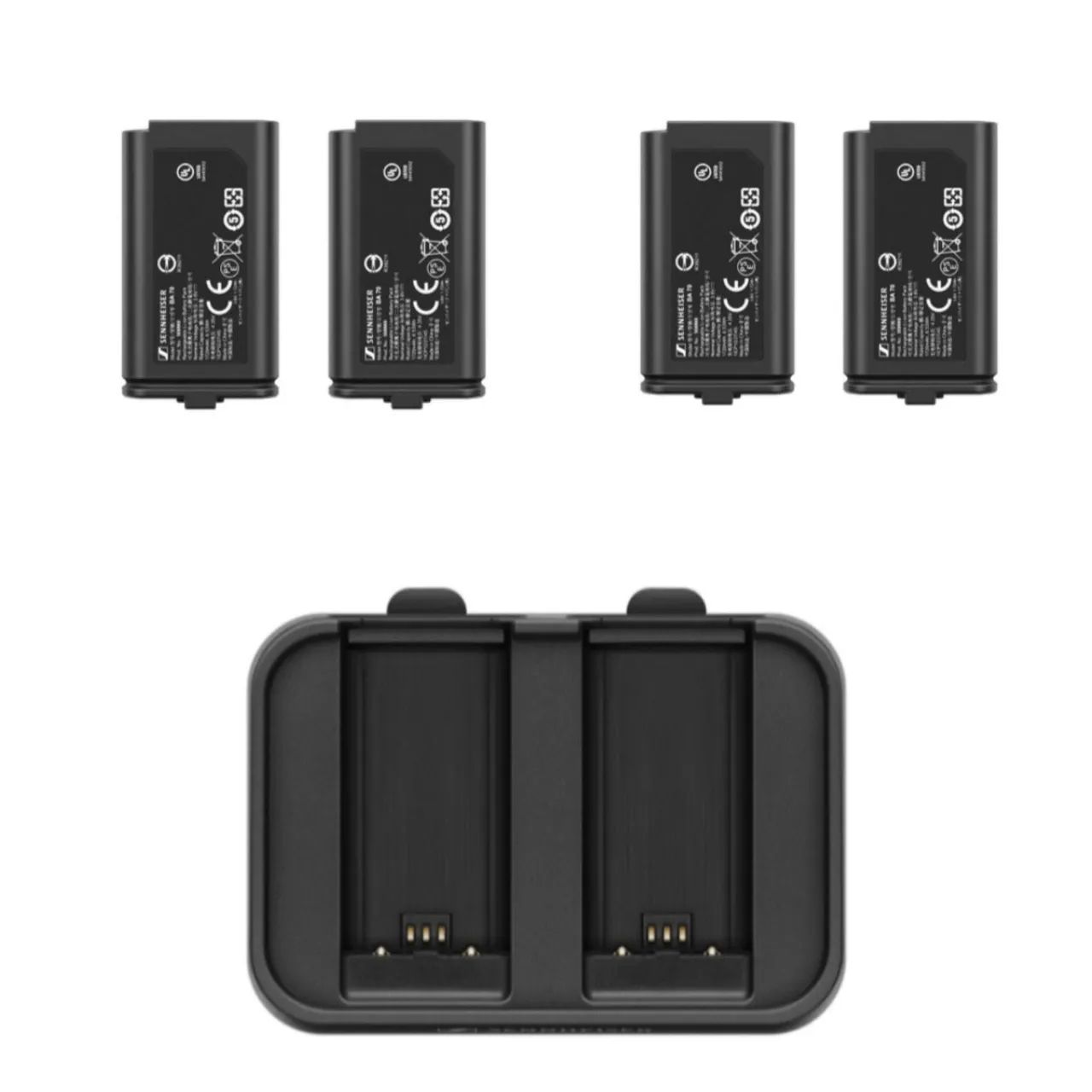 Conjunto de Carregamento EW-D / EW-DX - Sistemas Sem Fio Sennheiser ( Carregador + 4 Bater