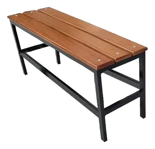 Banco Para Vestiário / Recepção / Jardim com 3 Ripas - 1,00 X 0,30