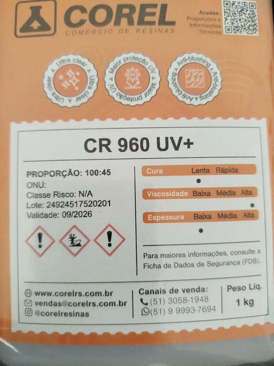 Kit resina lacrado - Foto 3