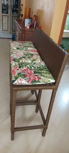 Banquetas em vime sintético semi novas. - Foto 2