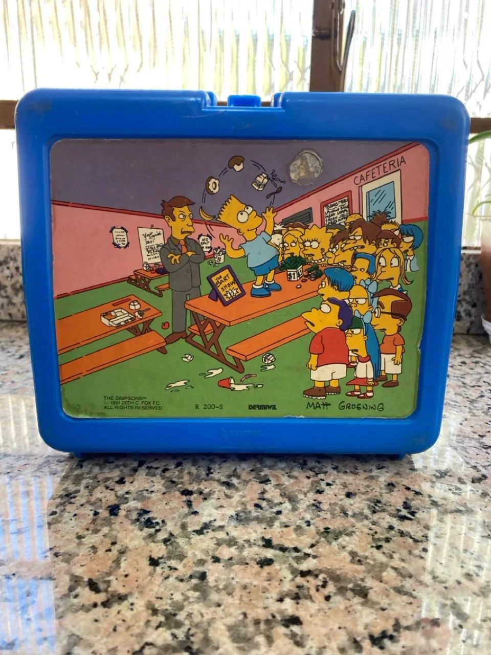 Lancheira Dermiwil dos Simpsons - 1991 - Foto 2