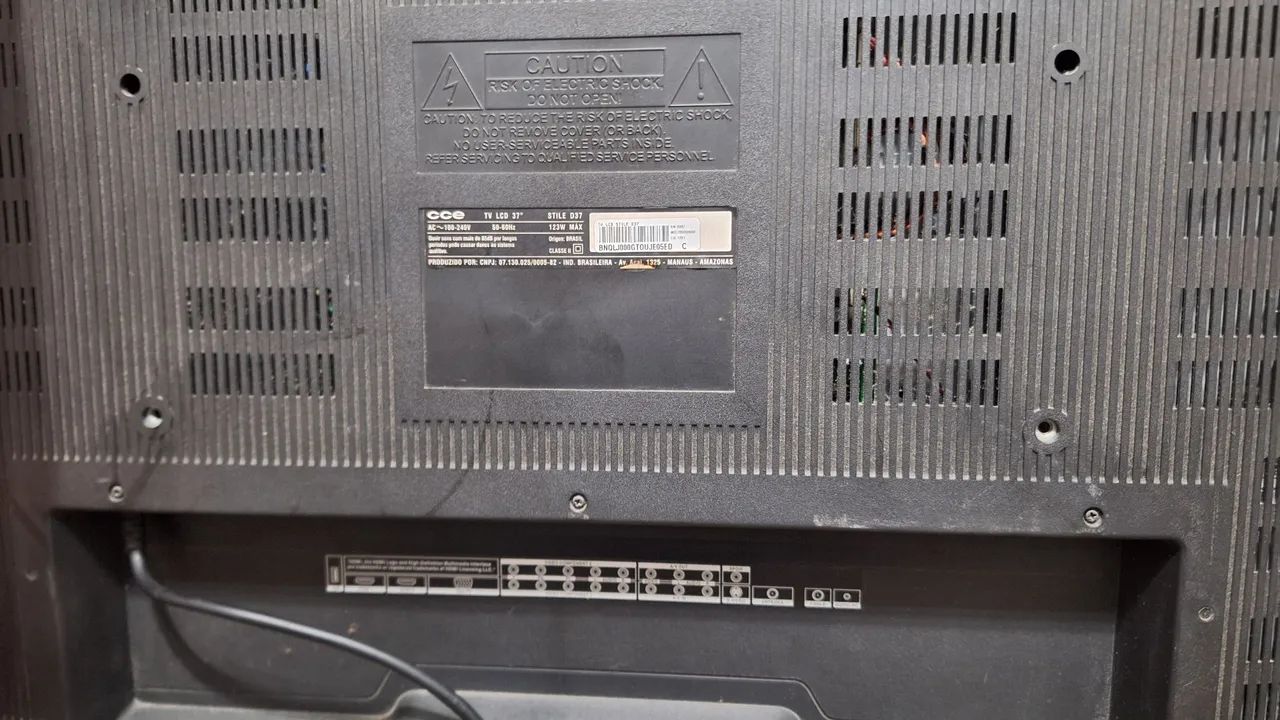 Tv Cce 37 lcd hdmi com vga PC único dono  - Foto 5