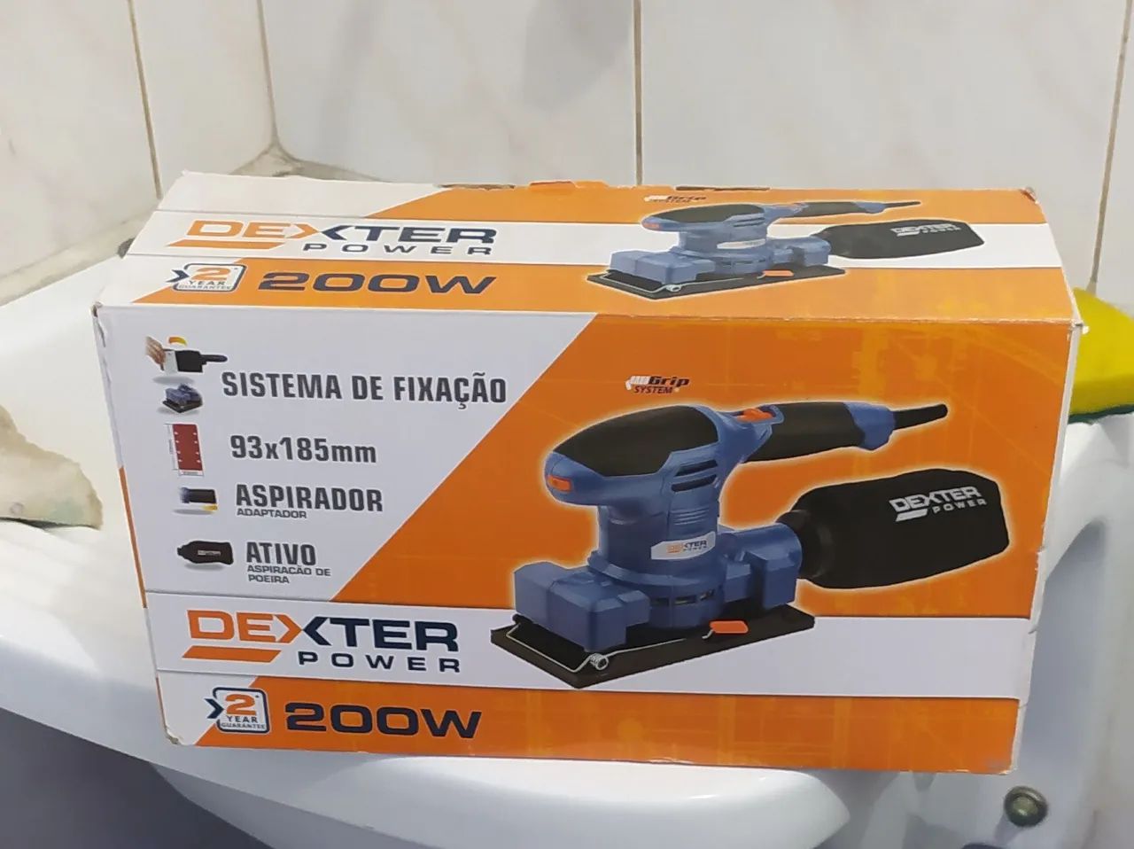 Lixadeira Orbital Dexter Power 200W