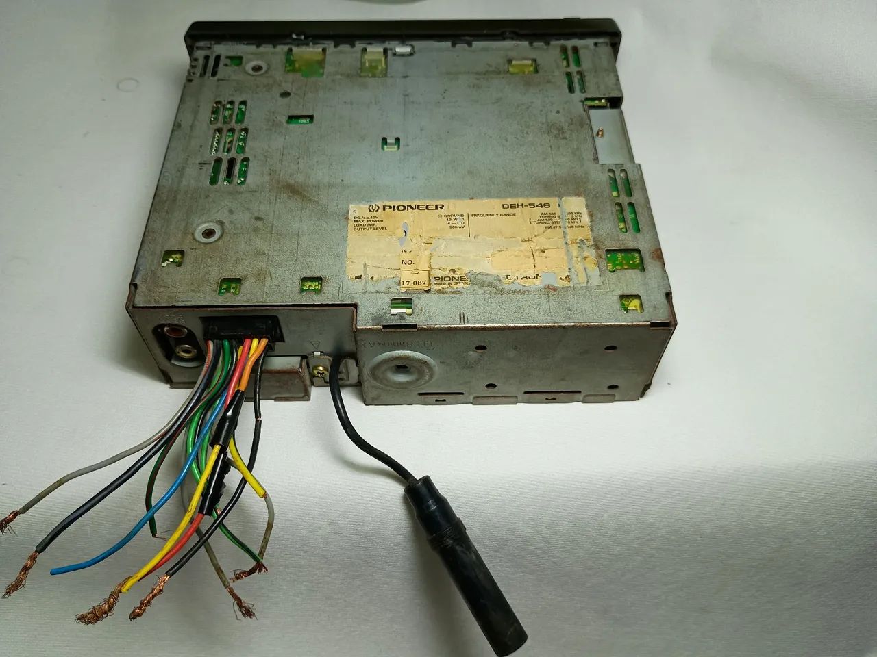 Rádio Pioneer DEH 546 com Bluetooth, muito conservado - Foto 5