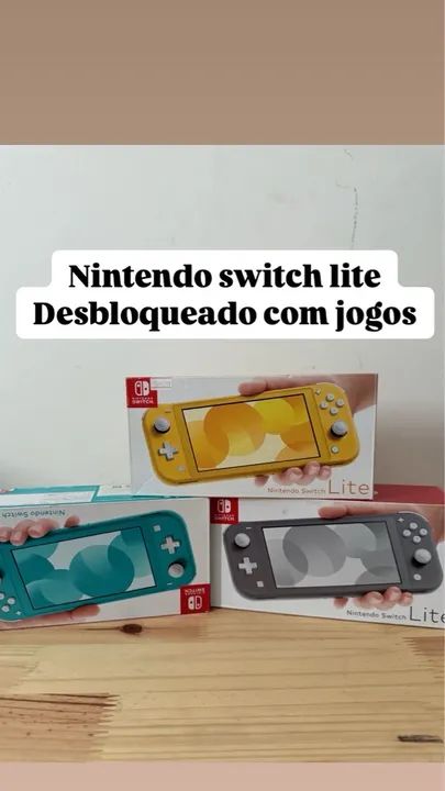 Nintendo switch lite desbloqueado