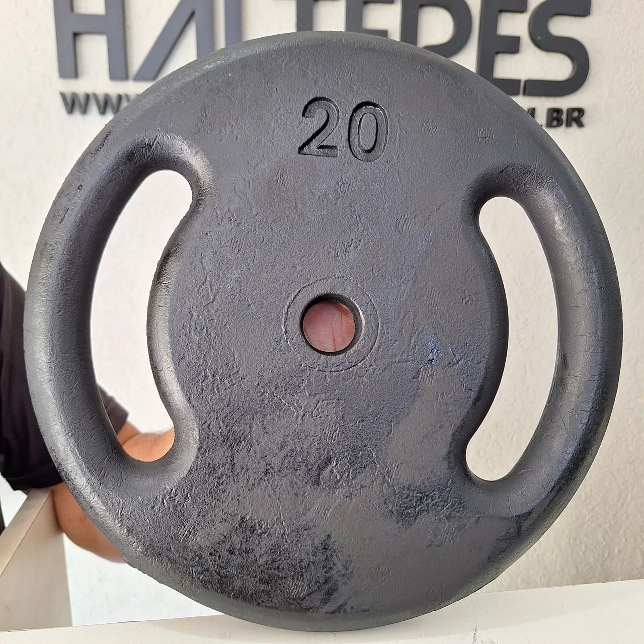 Anilha de Ferro 20KG Academia por R$ 199,80 a vista (R$ 9,99 o Quilo) - Foto 3