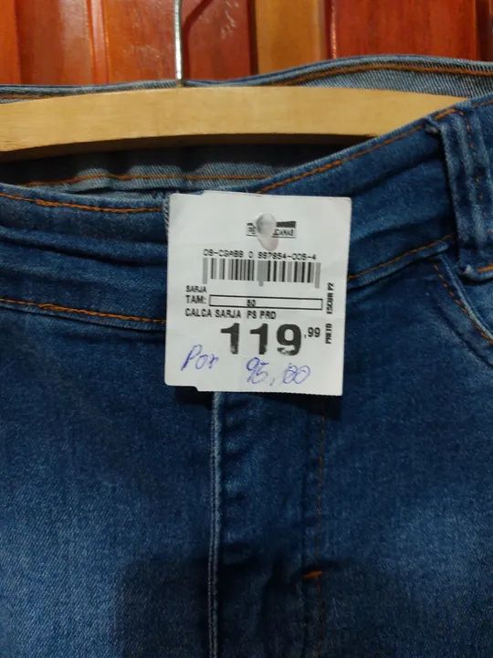 Calça Jeans sarja Feminina - Foto 2