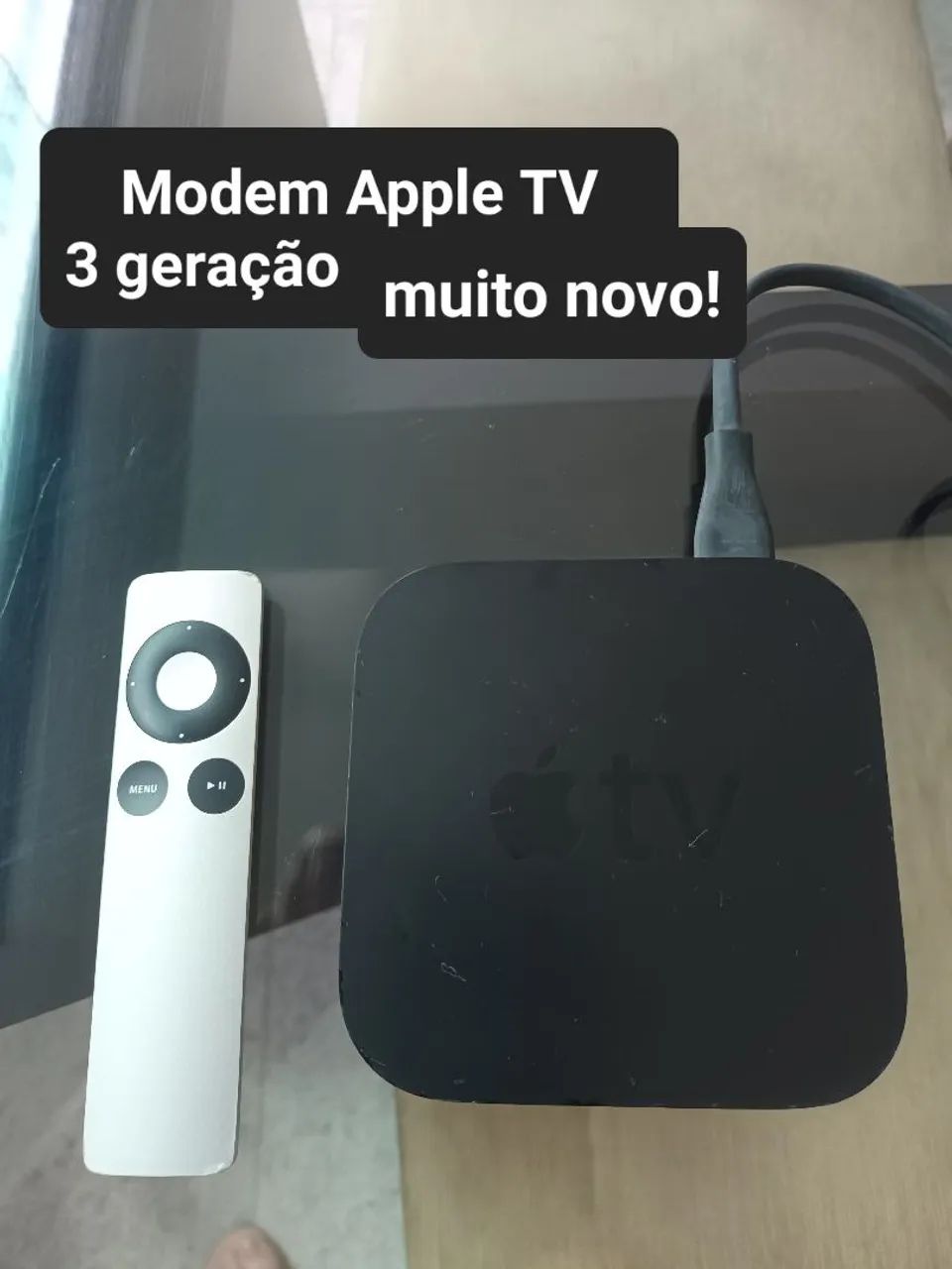 Apple TV 3 geração muito novo - Foto 2